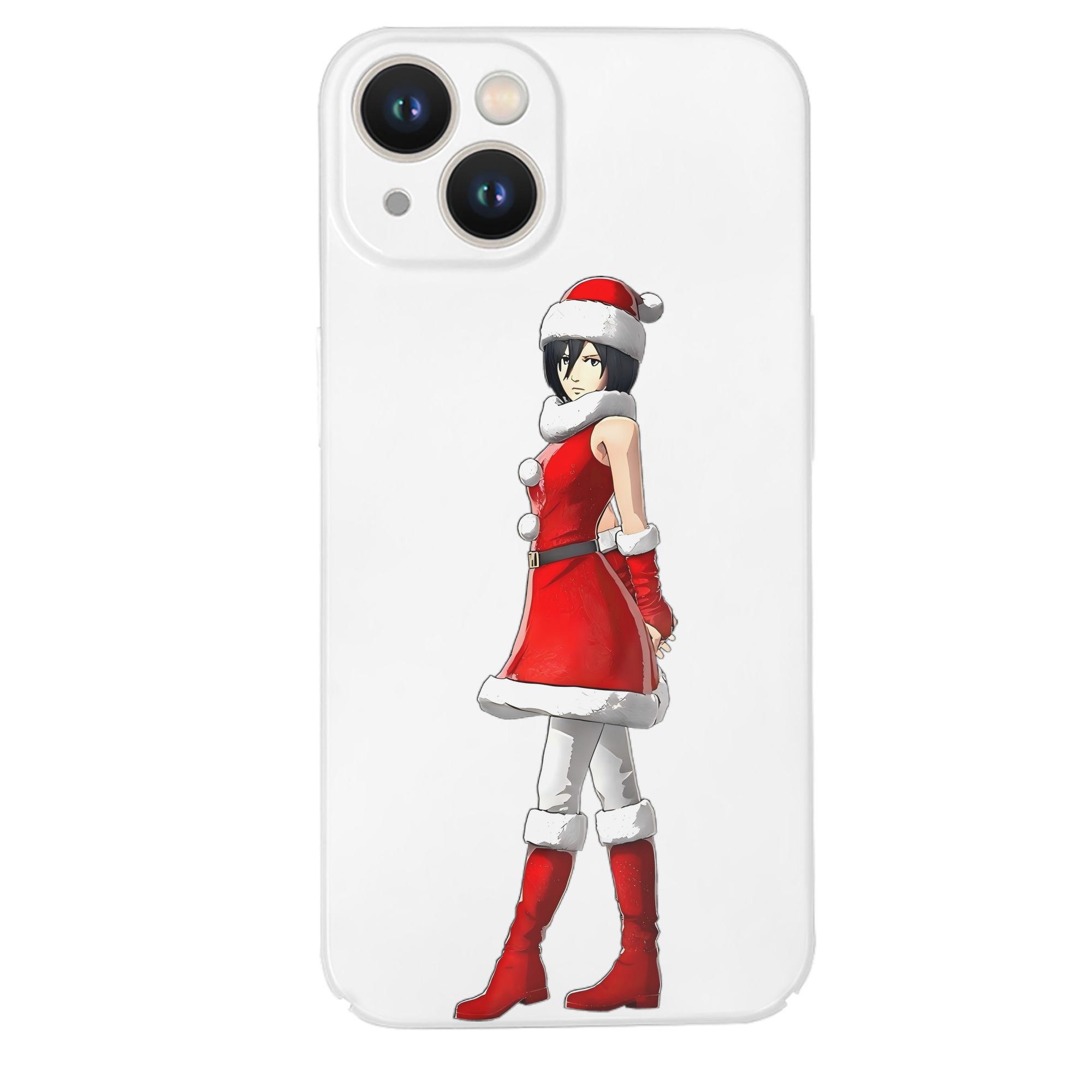 （画像用） 進撃の巨人 ミカサ·アッカーマン Attack on Titan Mikasa Ackerman 【iPhone 14シリーズ対応】ハードケース